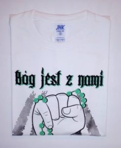Koszulka damska "Bóg jest z nami a zwycięstwo jest po naszej stronie"