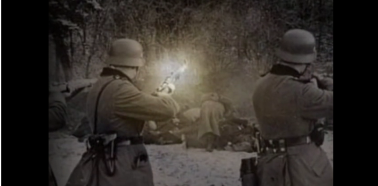 Niemcy rozstrzeliwują Polaków w Bochni, 18 grudnia 1939/ fot. arch. IPN