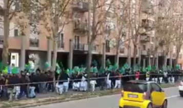 marsz muzułmanów we Włoszech/ fot. facebook