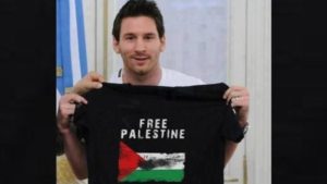 Leo Messi - Free Palestine / Fot. Facebook