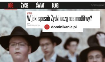 Dominikanie: W jaki sposób Żydzi uczą nas modlitwy?