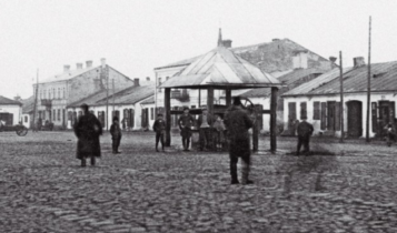 rynek w Przytyku 1929 r./ fot. mazowieckie.fotopolska.eu