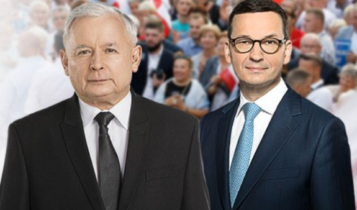 Jarosław Kaczyński i Mateusz Morawiecki/ fot. twitter