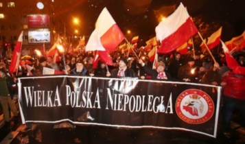 wrocławski marsz Wielkiej Polski Niepodległej 2017/ fot. twitter
