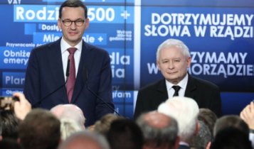 premier Mateusz Morawiecki i Jarosław Kaczyński/ fot. twitter