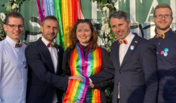 homo-ślub na paradzie LGBT w Gdańsku 2019/ fot. facebook