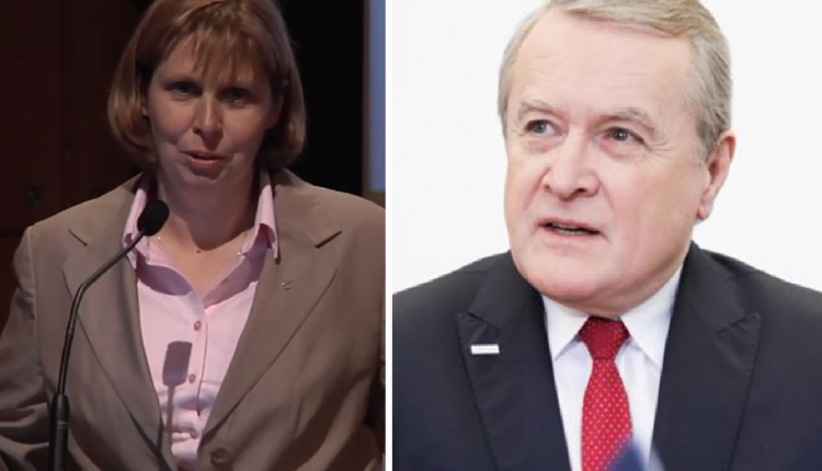 Monika Krawczyk i Piotr Gliński