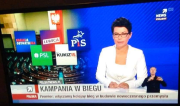 oszukańcza grafika w Polsat News/ fot. Twitter