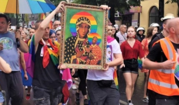 marsz LGBT w Częstochowie/ fot. screen