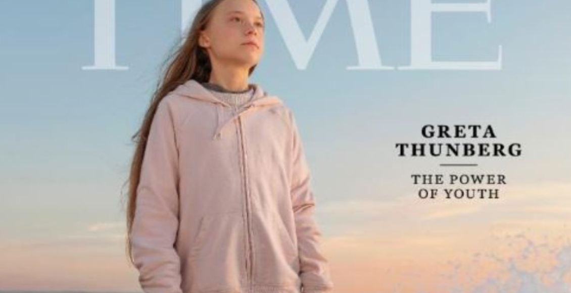 okładka tygodnika Time z Gretą Thunberg