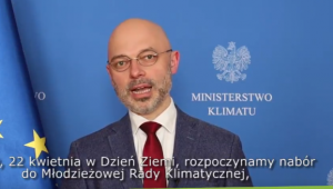 minister klimatu Michał Kurtyka/ fot. screen