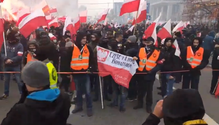 Marsz Niepodległości 2020/ fot. screen