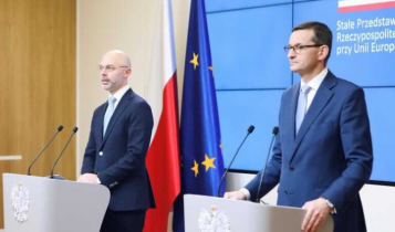 minister klimatu Michał Kurtyka i premier Mateusz Morawiecki/ fot. Twitter