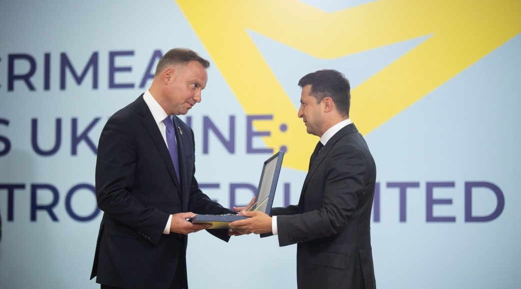 Andrzej Duda otrzymuje order za zasługi dla Ukrainy / Fot. president.gov.pl