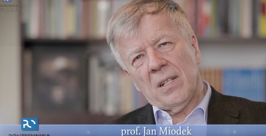 Prof. Jan Miodek / Fot. YT - Politechnika Opolska