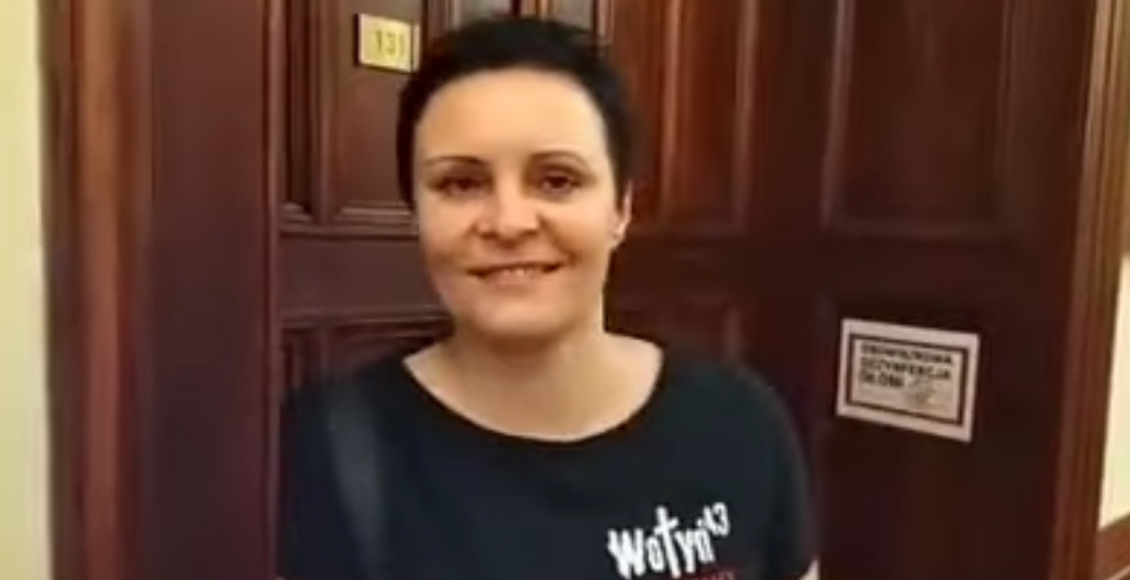 Katarzyna Sokołowska z Fundacji "Wołyń Pamiętamy"