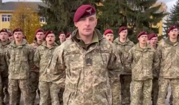 żołnierze ukraińskiej 80. samodzielnej brygady desantowo-szturmowej/ fot. screen