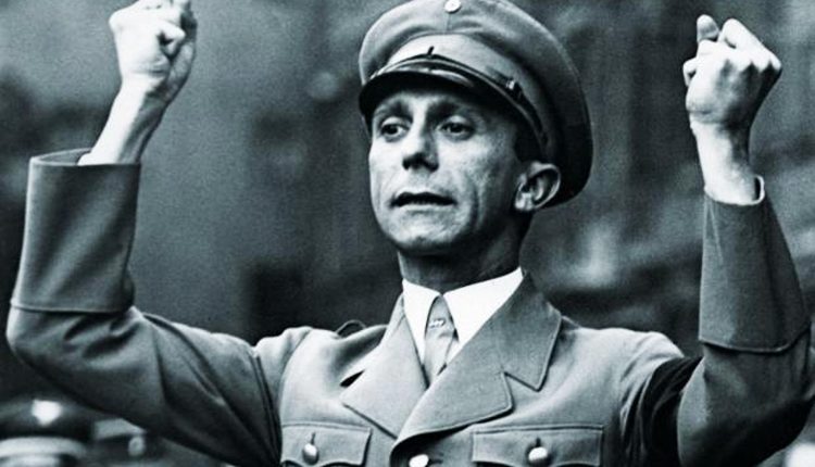 Paul Joseph Goebbels, minister propagandy i oświecenia publicznego w latach 1933–1945
