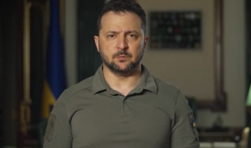 prezydent Ukrainy Wołodymyr Zełenski/fot. screen