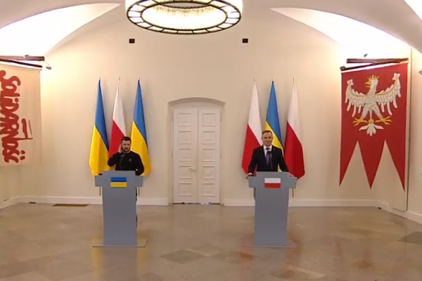 Wspólna konferencja prasowa prezydentów Polski i Ukrainy [WIDEO]