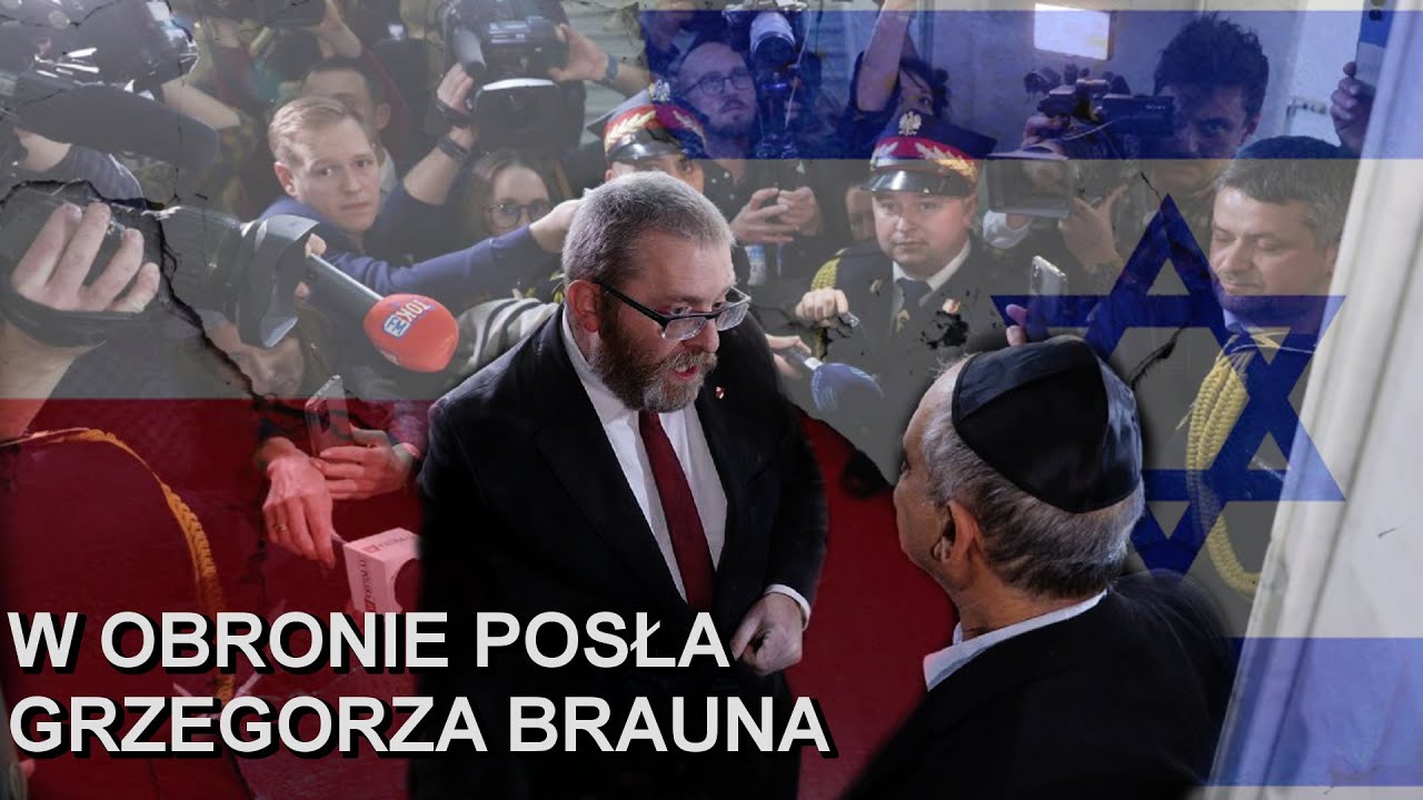 Relacja z wiecu w obronie posła Grzegorza Brauna [WIDEO]