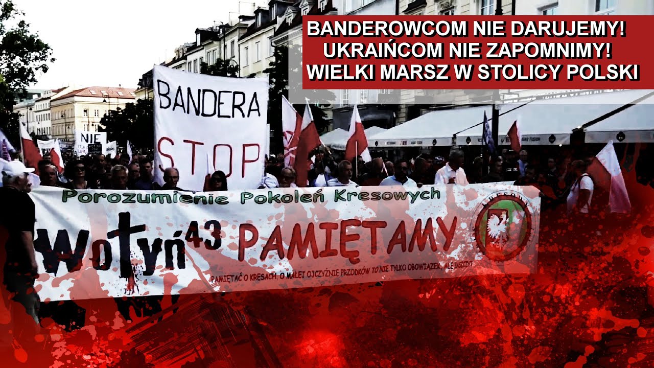 Ulicami Warszawy przeszedł marsz upamiętniający polskie ofiary ukraińskiego ludobójstwa na Polakach [WIDEO]