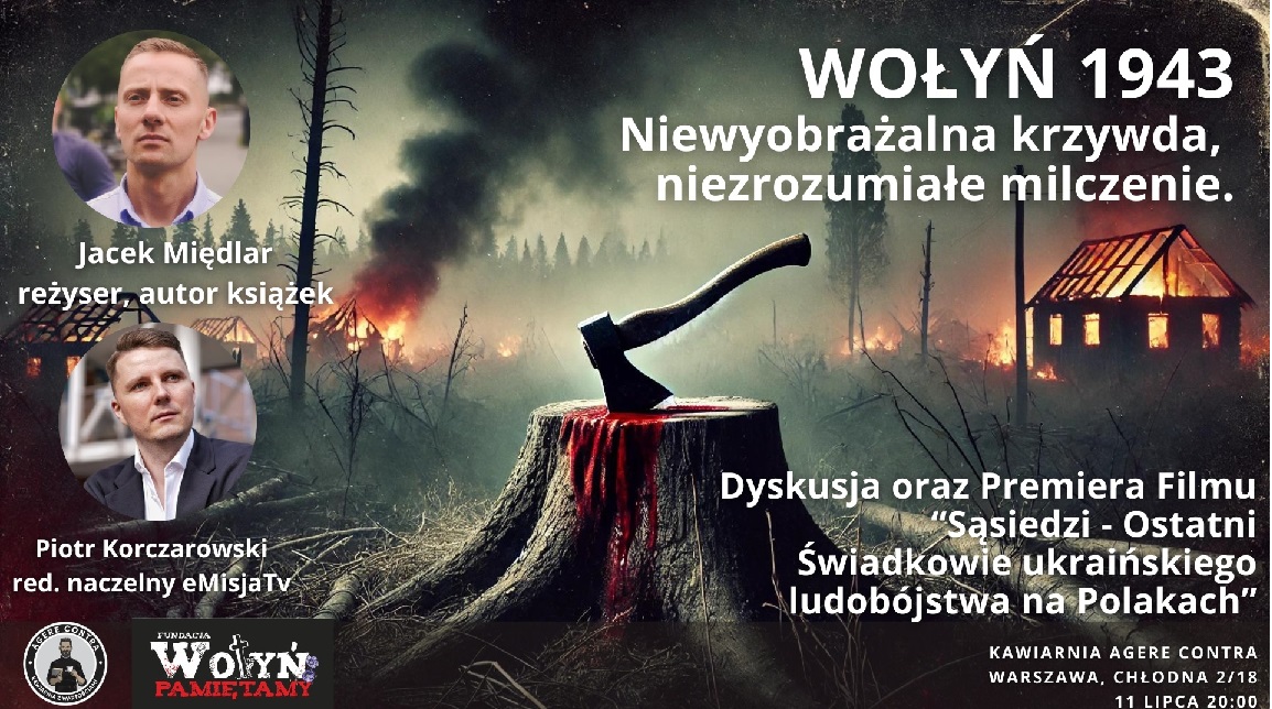 Варшава: премьера документального фильма Яцека Мендлара о геноциде украинцев против поляков