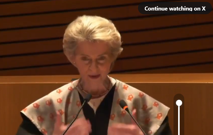 "Europe is the values of the Talmud." We print  the full text of Ursula von der Leyen&#39;s speech