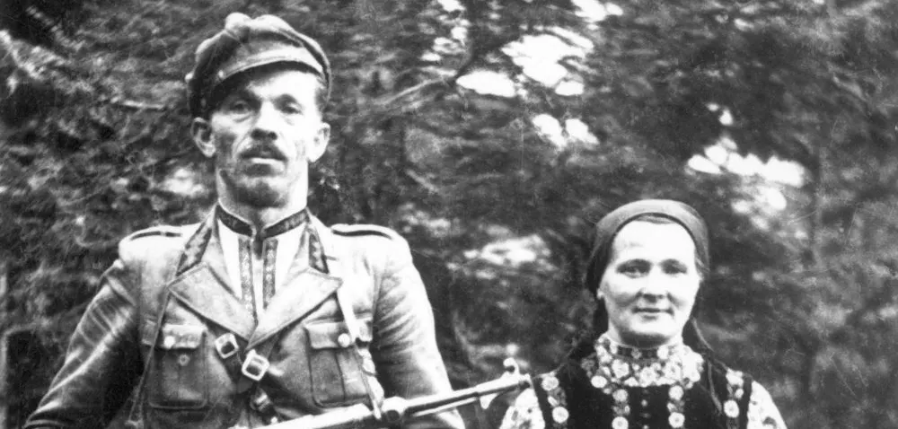 Upowiec z żoną-zdjęcie ze strony niemieckiej