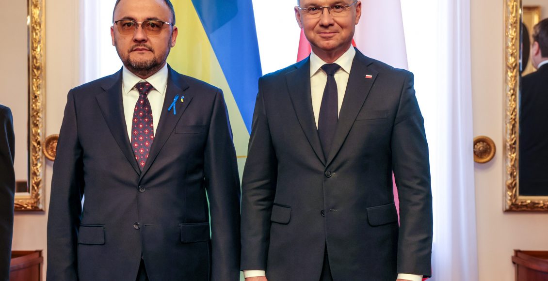 Wasyl Bodnar i Andrzej Duda