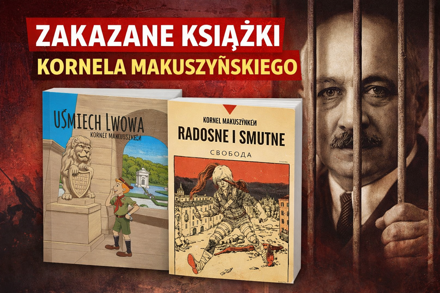 Return of banned books - discover the unknown face of Kornel Makuszyński's works