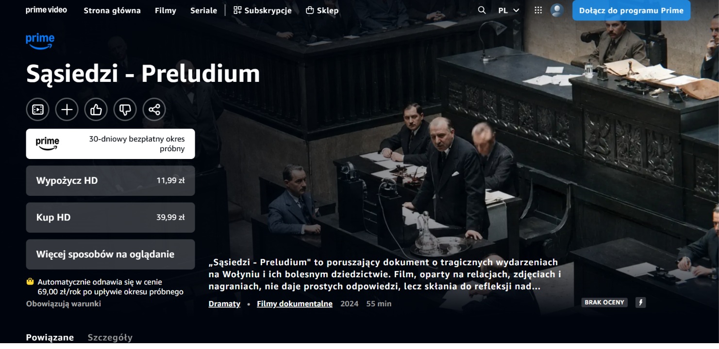 Obejrzyj "Sąsiadów" na Amazon Prime Video - KLIKNIJ
